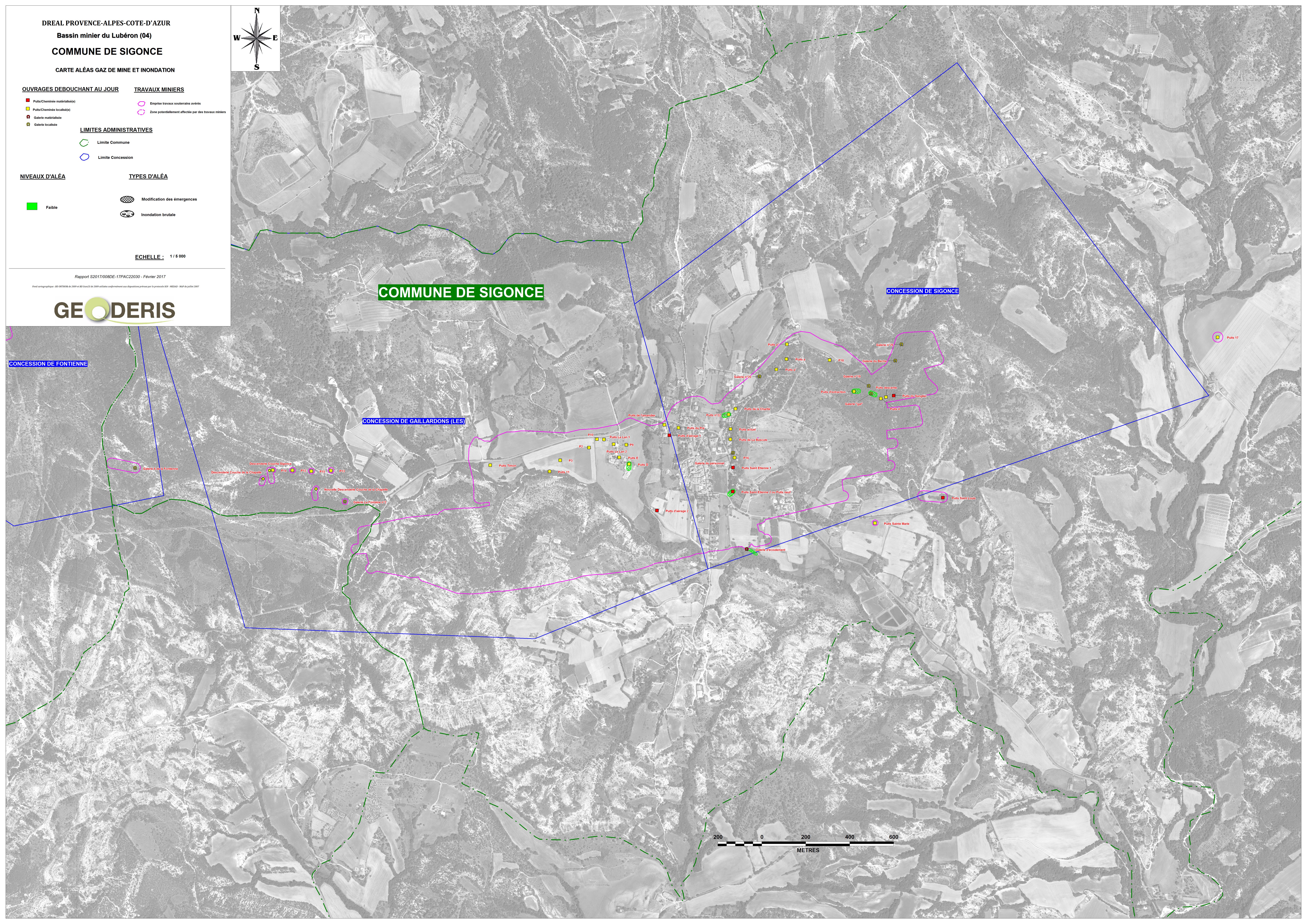 Carte d'aléas Innondation