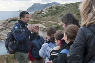 Visite pédagogique sur le littoral varois. (© Laurent Mignaux/METL-MEDDE)